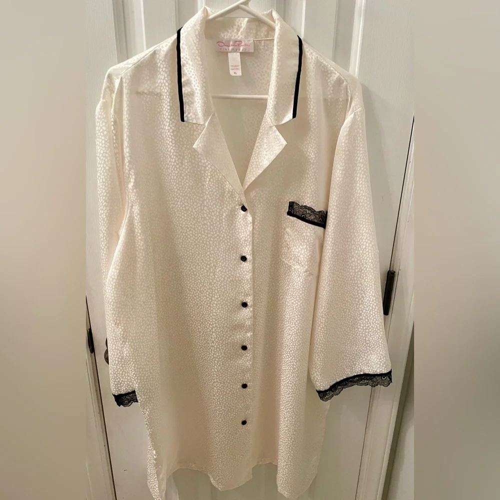 😍Oscar de la Renta Nightgown ✨️incredibly  rare✨️ size XL - Picture 6 of 7